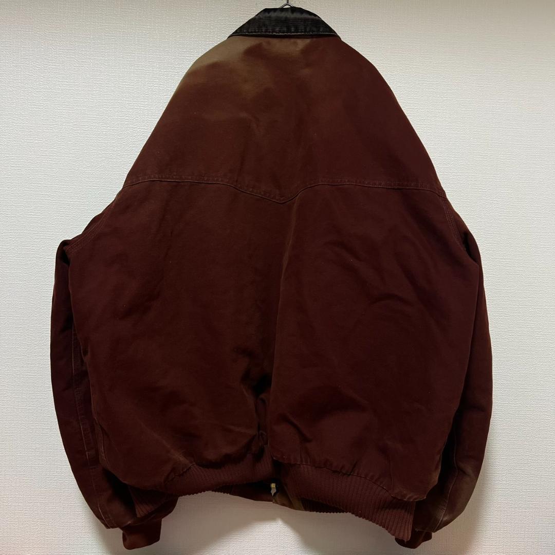 【carhartt】カーハート　サンタフェジャケット　ワインレッド　サンフェード