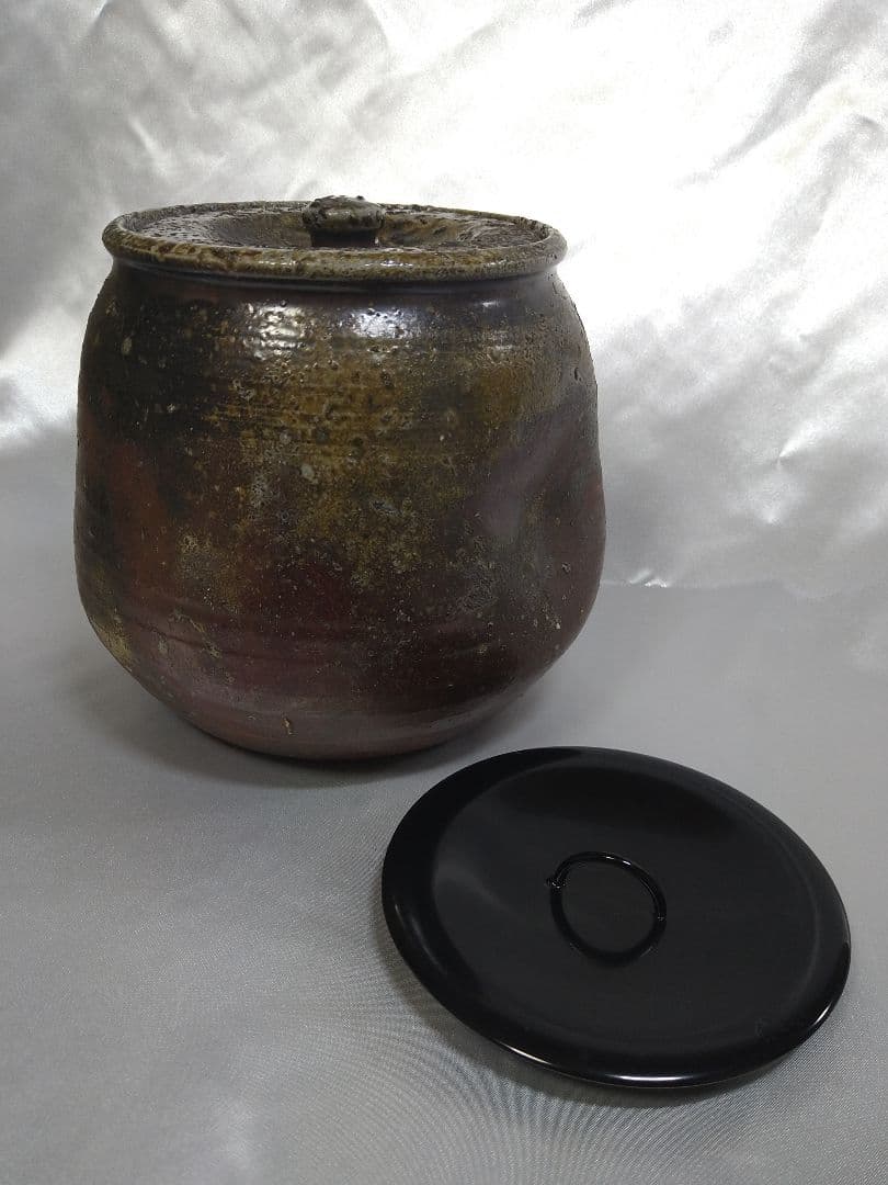 市野省三 丹波立杭焼 水指 水差 茶道具 美品