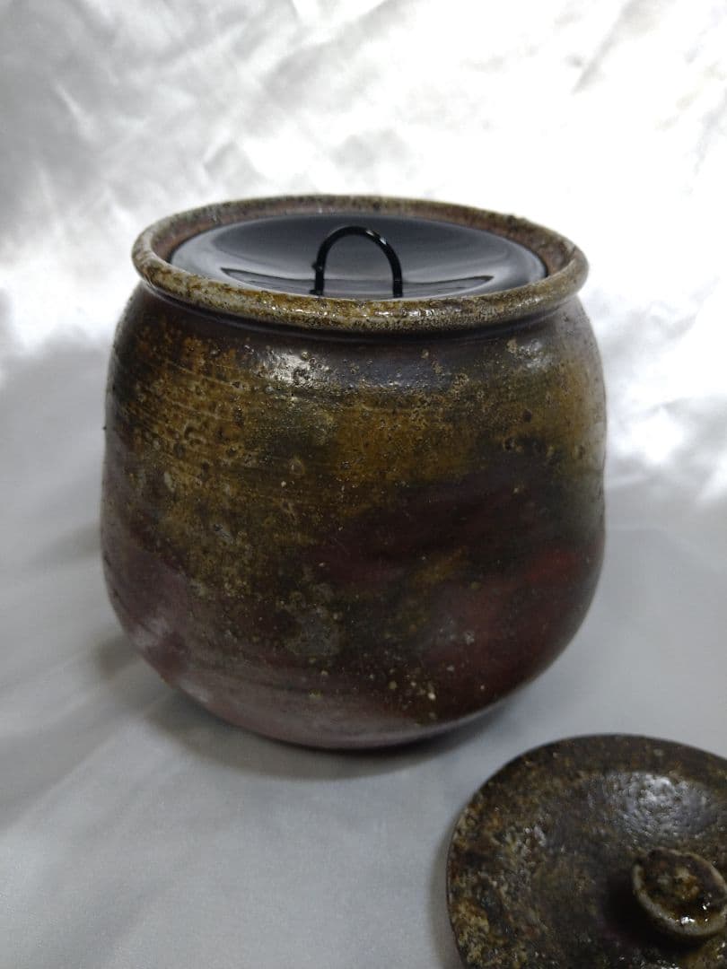 市野省三 丹波立杭焼 水指 水差 茶道具 美品