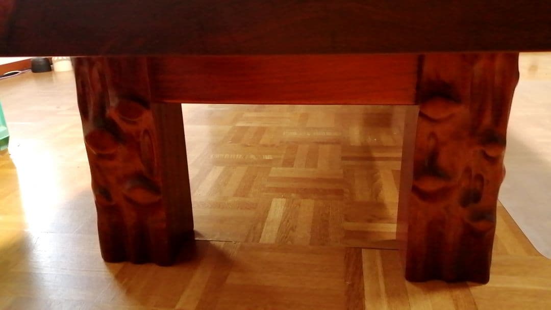 一枚板 花梨 天然木 座卓 ダイニングテーブル