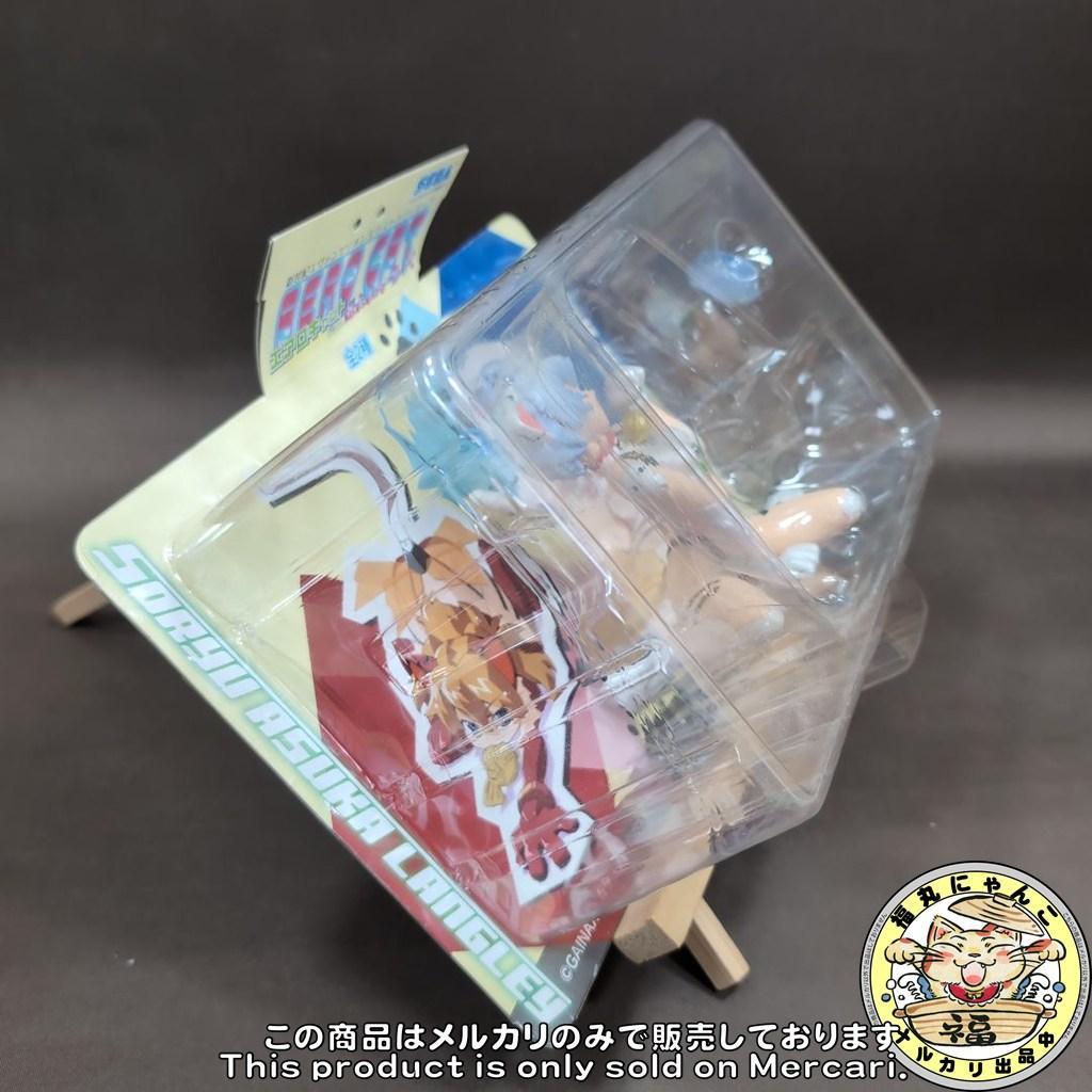 【未開封品】 エヴァ エアロキャット ぽよよん・ろっく アスカ　綾波レイ　②