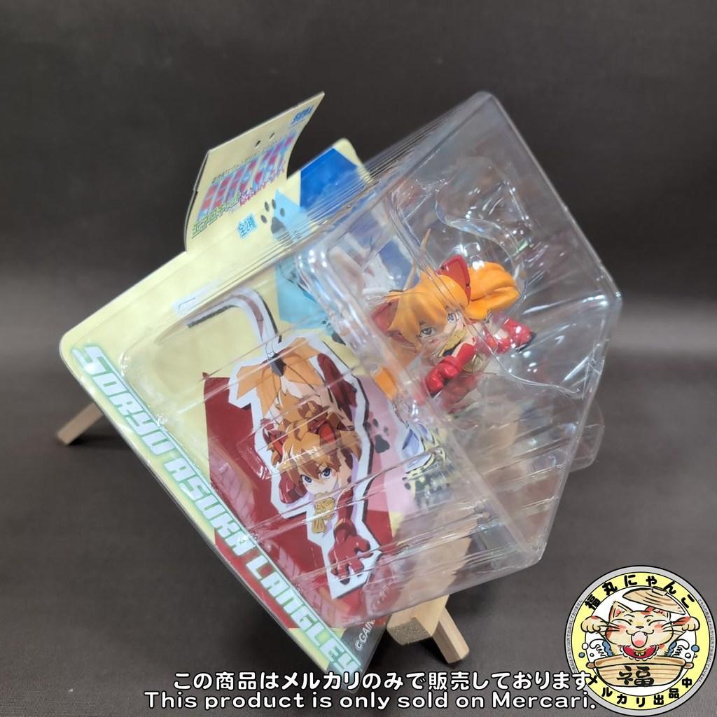 【未開封品】 エヴァ エアロキャット ぽよよん・ろっく アスカ　綾波レイ　②