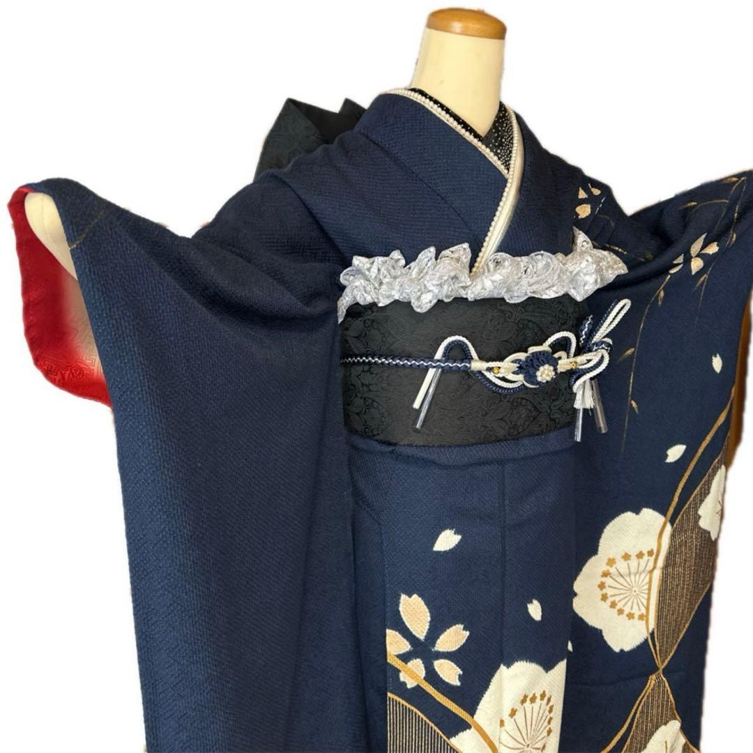 紺色Midnight Mode♡振袖フルセット 成人式前撮り謝恩会