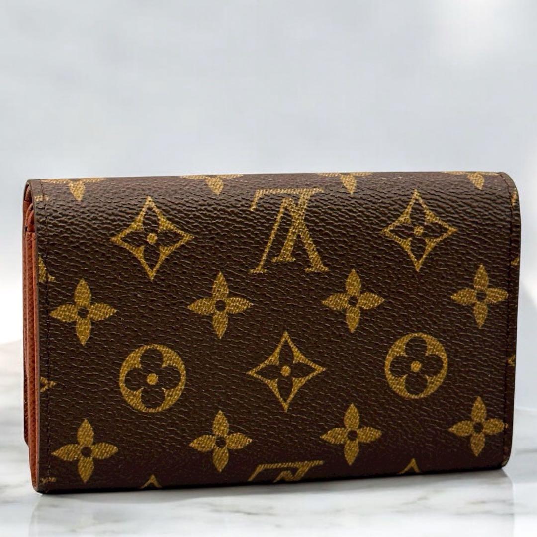 極美品 ルイヴィトン モノグラム トレゾール 二つ折り財布 小銭入れ カード