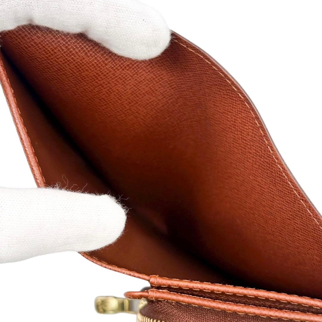 極美品 ルイヴィトン モノグラム トレゾール 二つ折り財布 小銭入れ カード