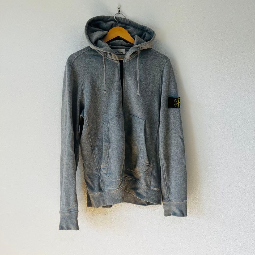 ストーンアイランド　stone  グレーパーカー