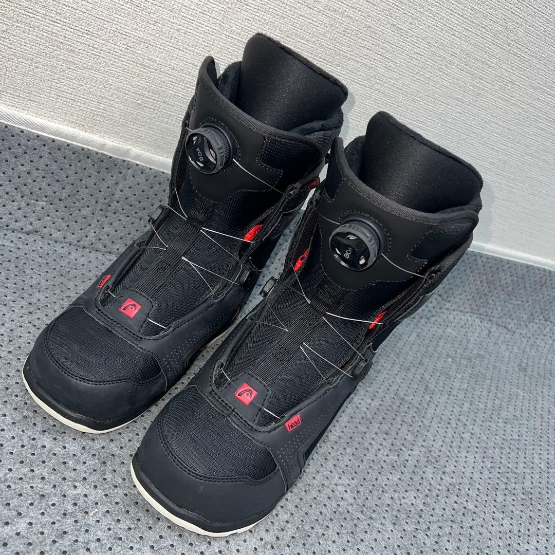 1回使用 メンズ人気サイズ26cm HEAD STRIKE BOA スノボブーツ