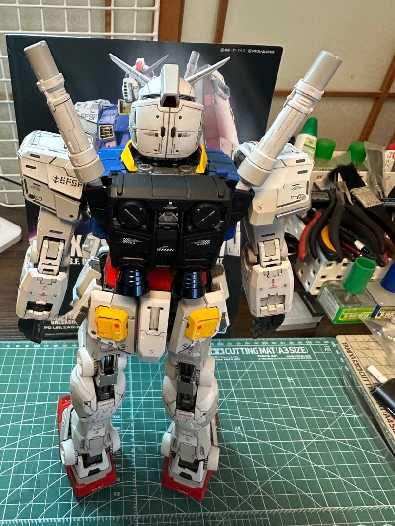 PG UNLEASHED 1/60 RX-78-2 ガンダム 光沢全塗装完成品