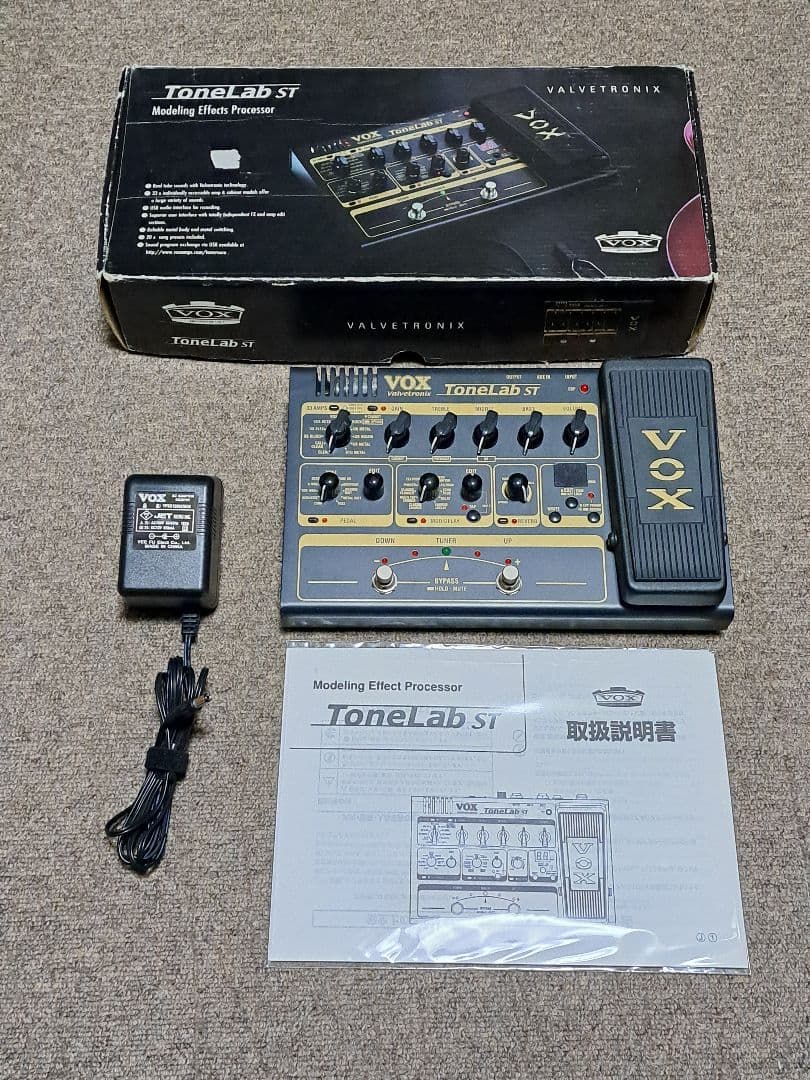 VOX マルチエフェクター ToneLab ST 箱、純正アダプター、取説付き
