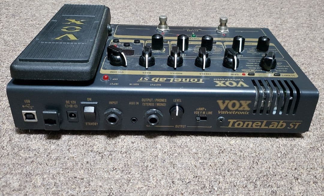VOX マルチエフェクター ToneLab ST 箱、純正アダプター、取説付き