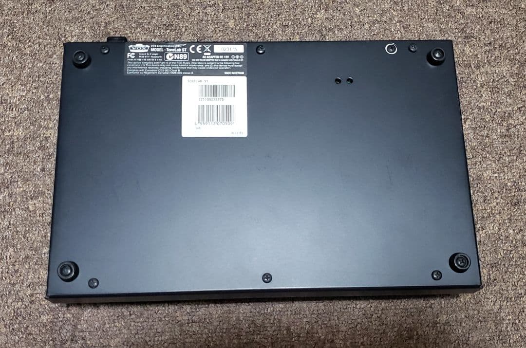 VOX マルチエフェクター ToneLab ST 箱、純正アダプター、取説付き