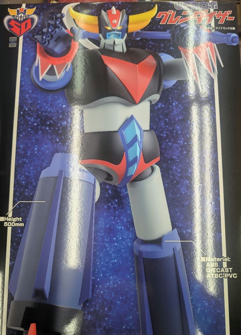 グランドアクションビックサイズモデル.グレンダイザー。