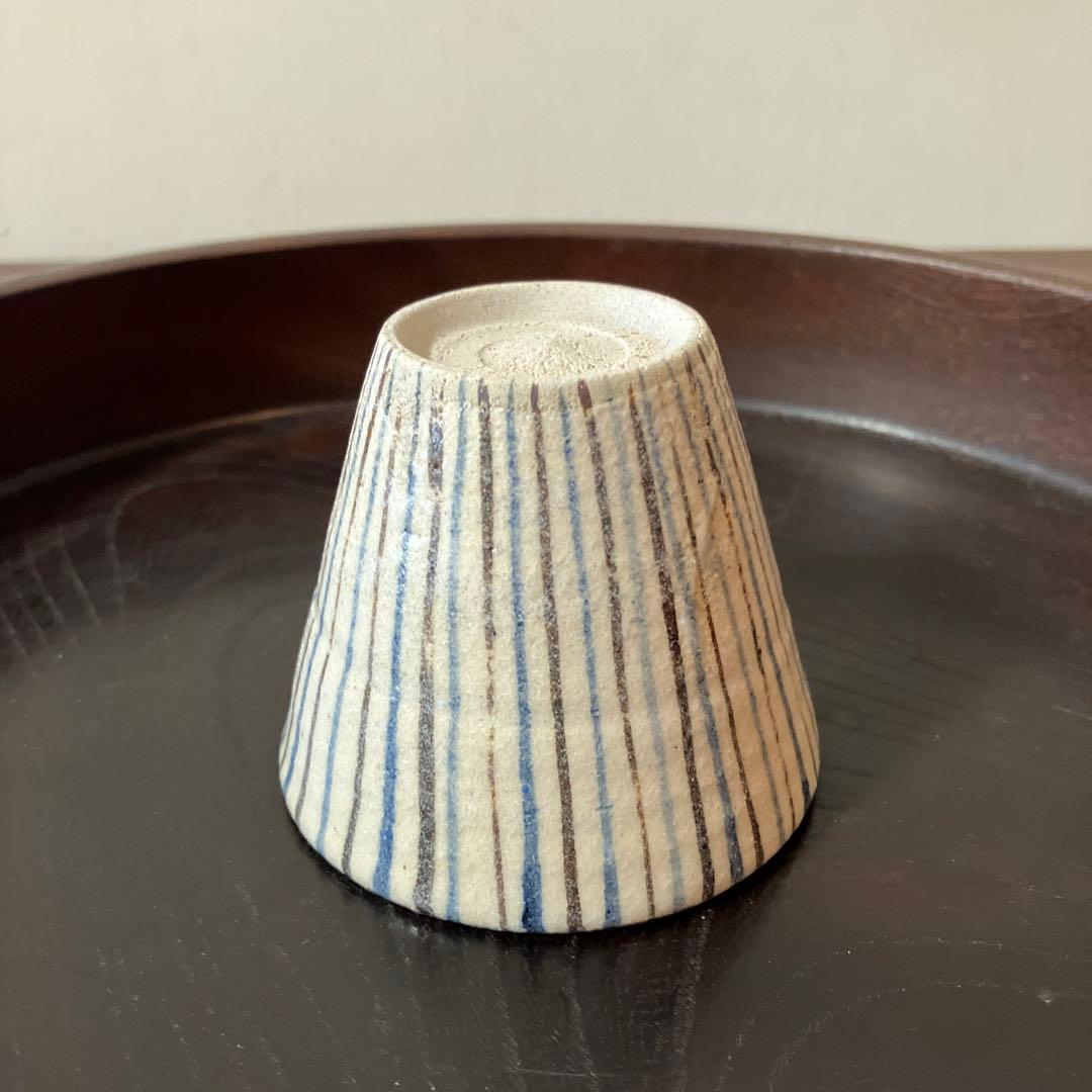 麦藁手蕎麦猪口　② 瀬戸　十草　美濃　古道具　　青山二郎　白洲正子　古民芸　酒器