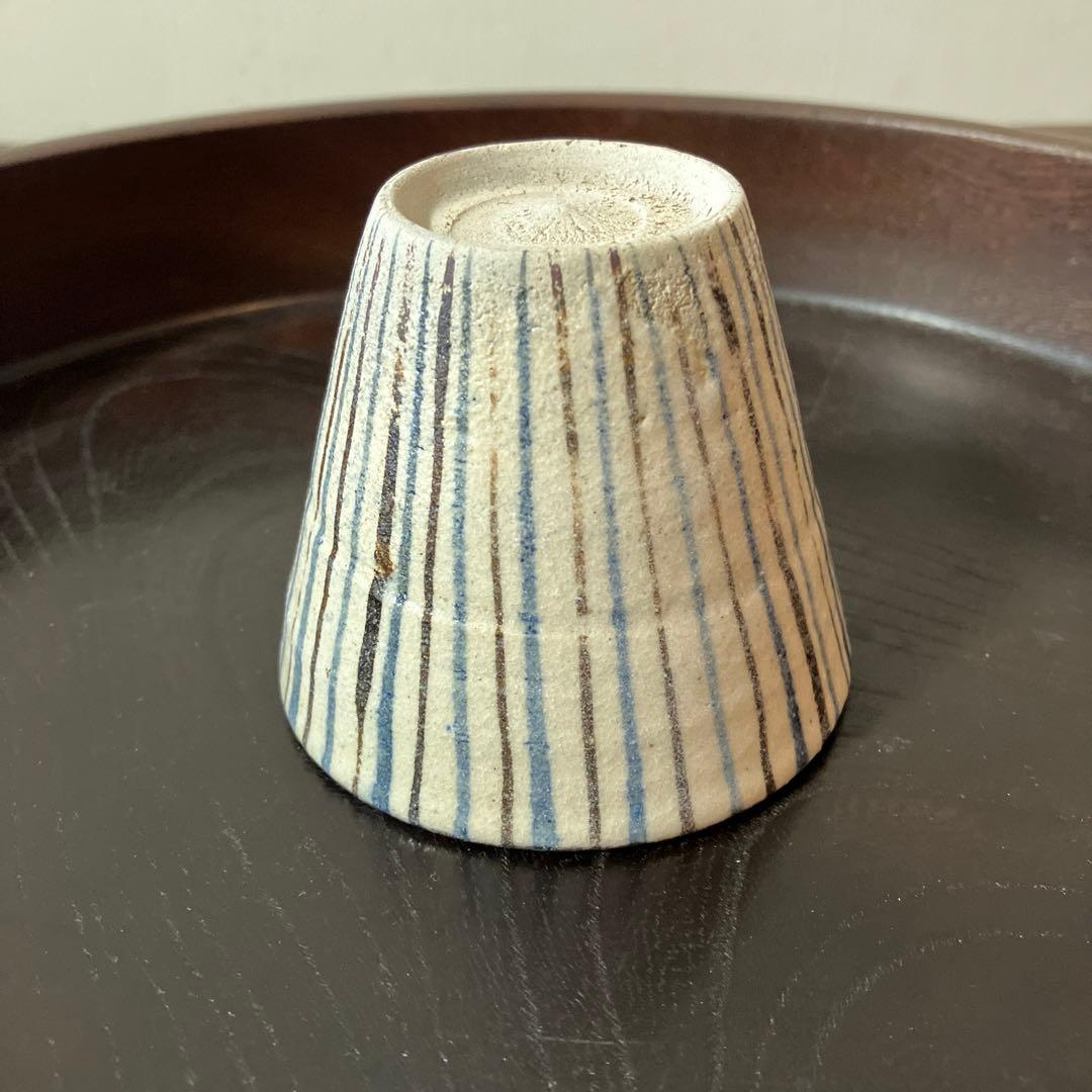 麦藁手蕎麦猪口　② 瀬戸　十草　美濃　古道具　　青山二郎　白洲正子　古民芸　酒器