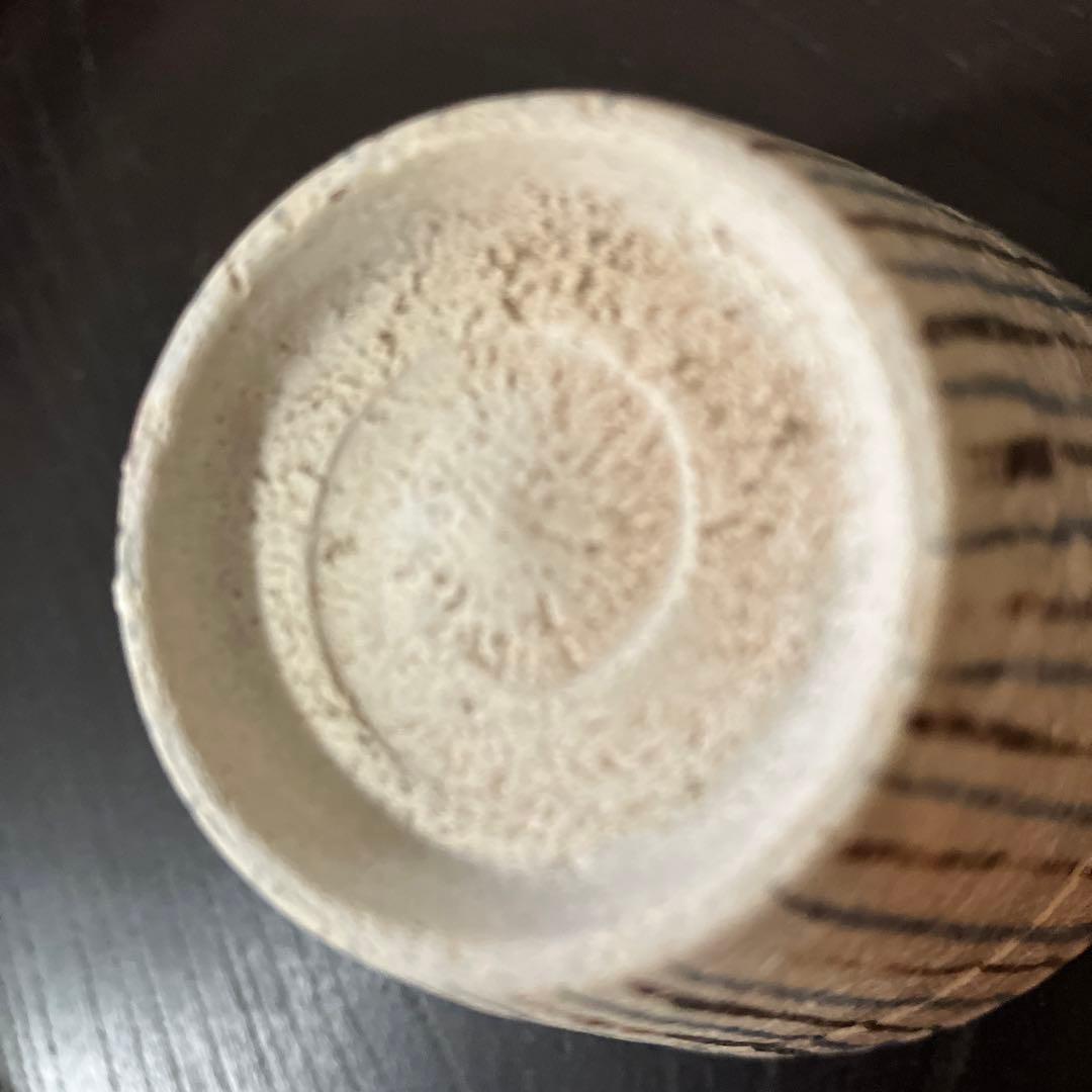 麦藁手蕎麦猪口　② 瀬戸　十草　美濃　古道具　　青山二郎　白洲正子　古民芸　酒器