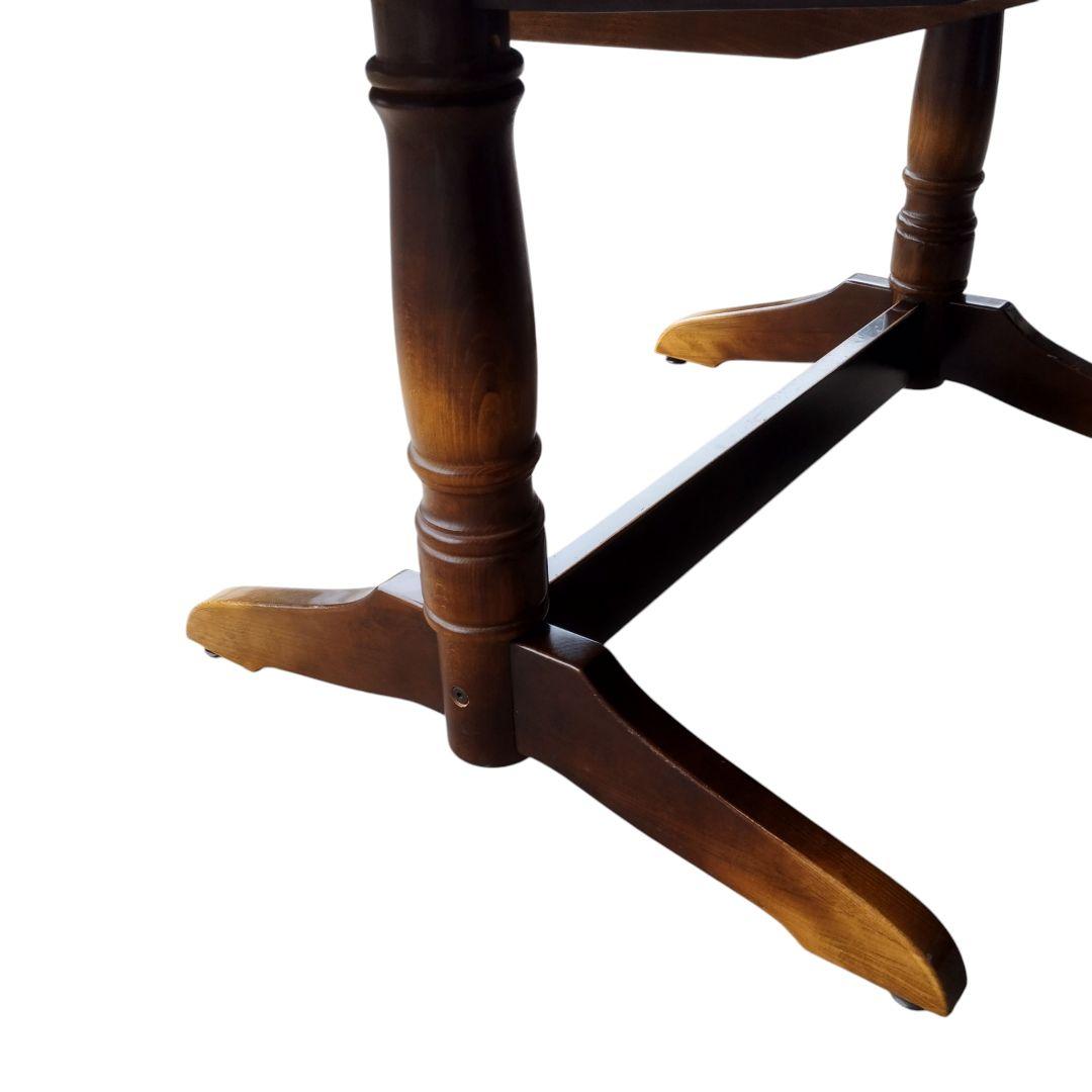 【極美品】飛騨産業 キツツキ 伸長 ダイニングテーブル エクステンションテーブル