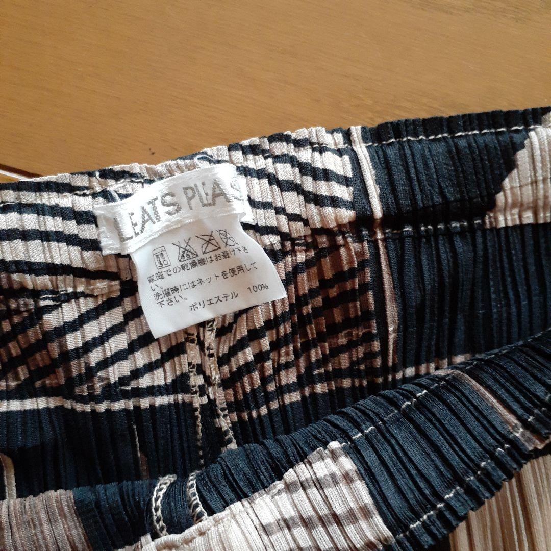 超美品 PLEATS PLEASE イッセイミヤケ アラジンパンツ幾何学模様 3