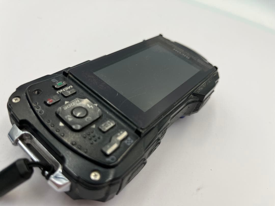 【完動品/返品保証】RICOH WG-40W・防水 デジタルカメラ (ブルー)