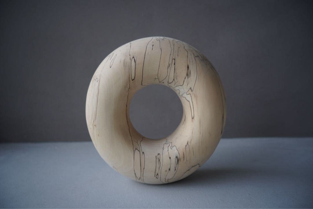 YAECA吉川和人 木工オブジェ 円 円相 ドーナツアーツアンドサイエンス