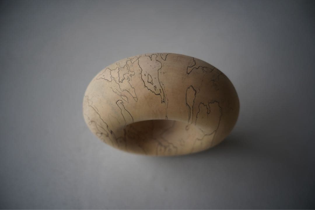 YAECA吉川和人 木工オブジェ 円 円相 ドーナツアーツアンドサイエンス