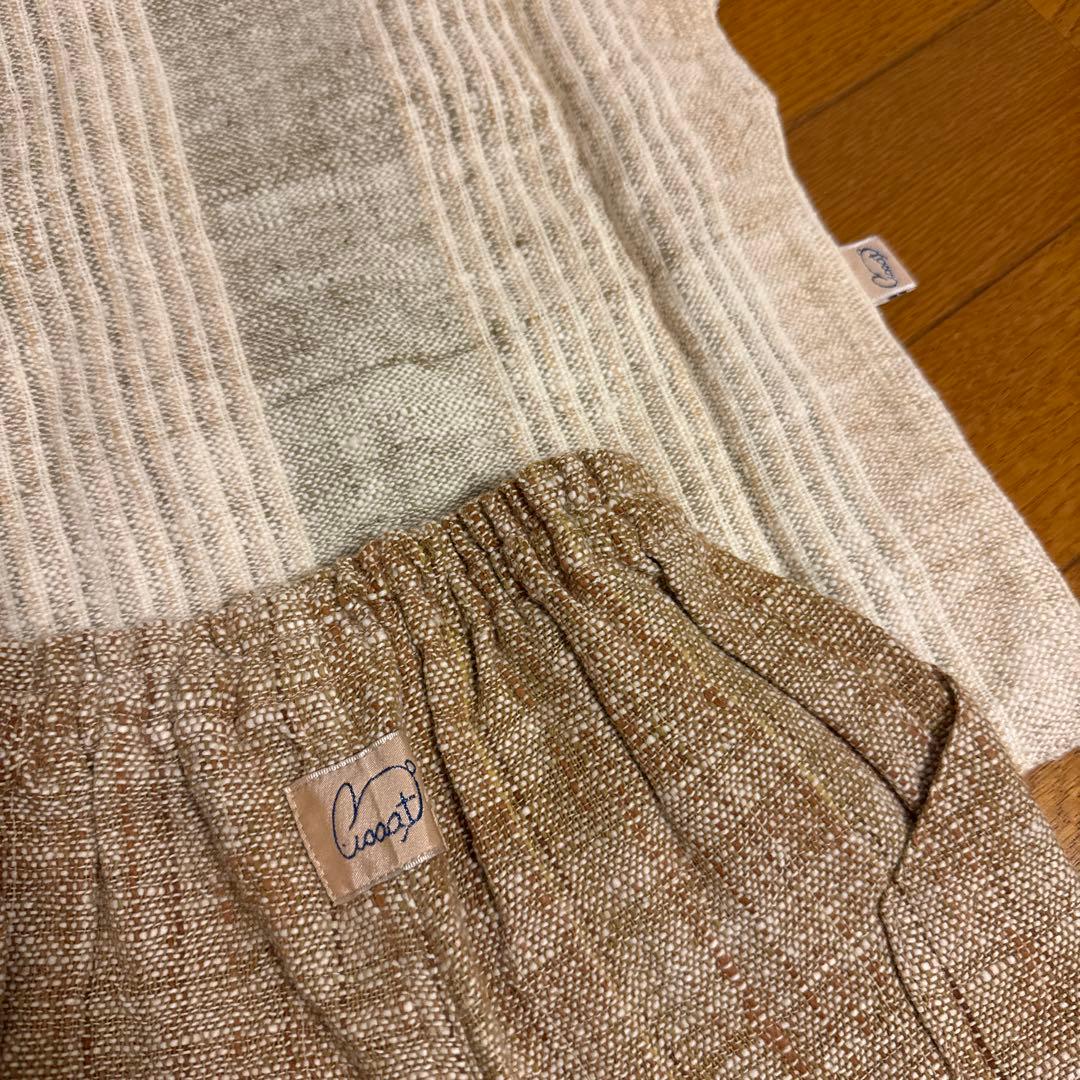 ※ひらり 【新品】うさと　子供服セットアップ　バック付き