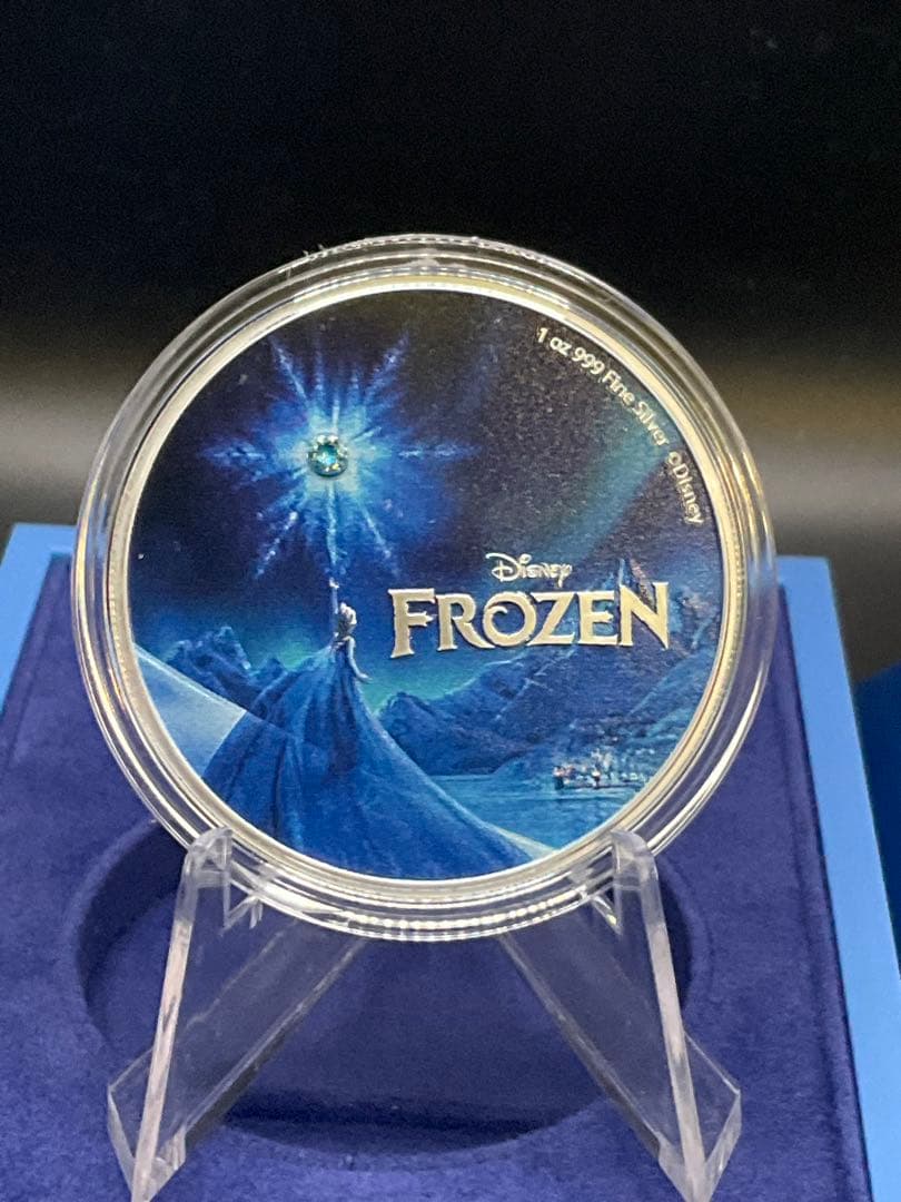 2023年ディズニー・フローズン10周年記念　エルサ　1オンス　プルーフ銀貨