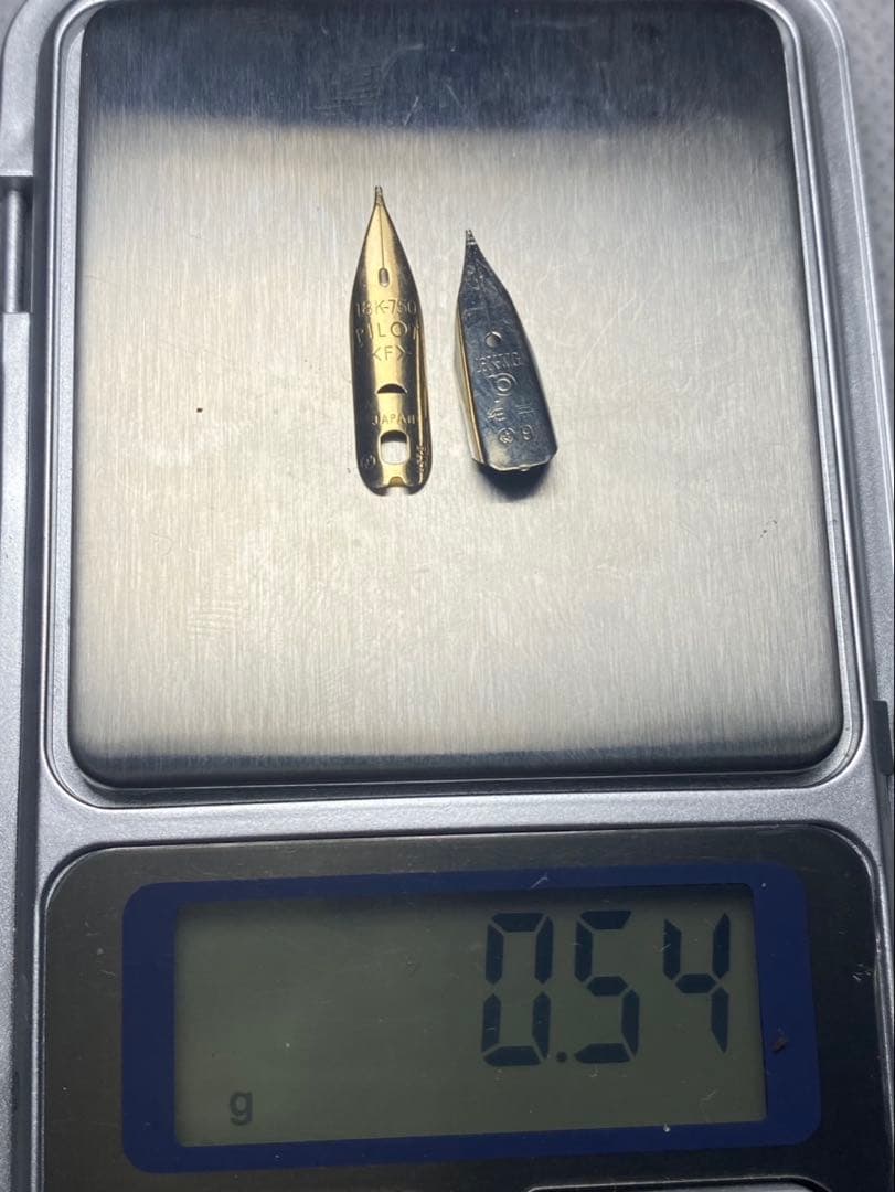 No.109 金無垢18K 0.54g 14k 1.12g 金 24K 純金