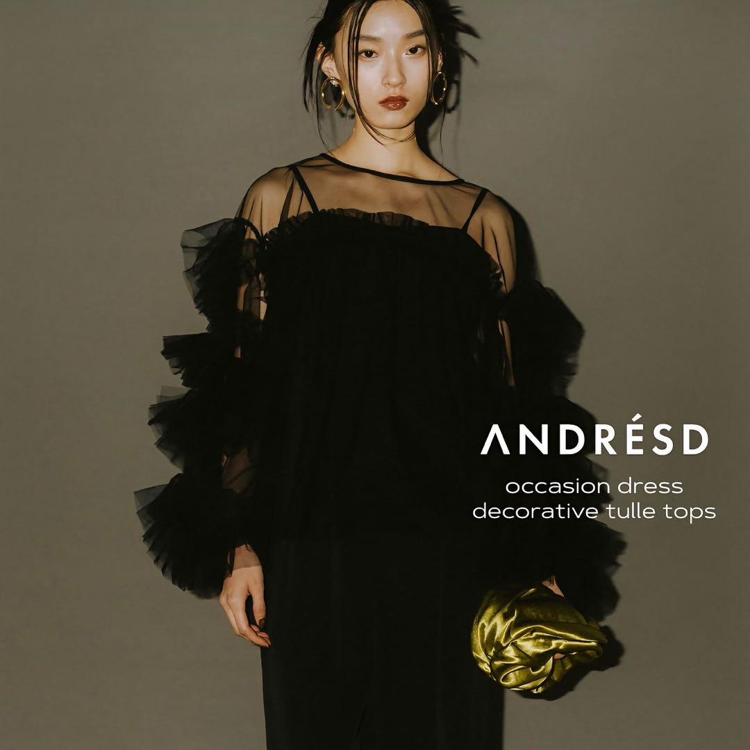 デコラティブチュールトップス decorative tulle tops