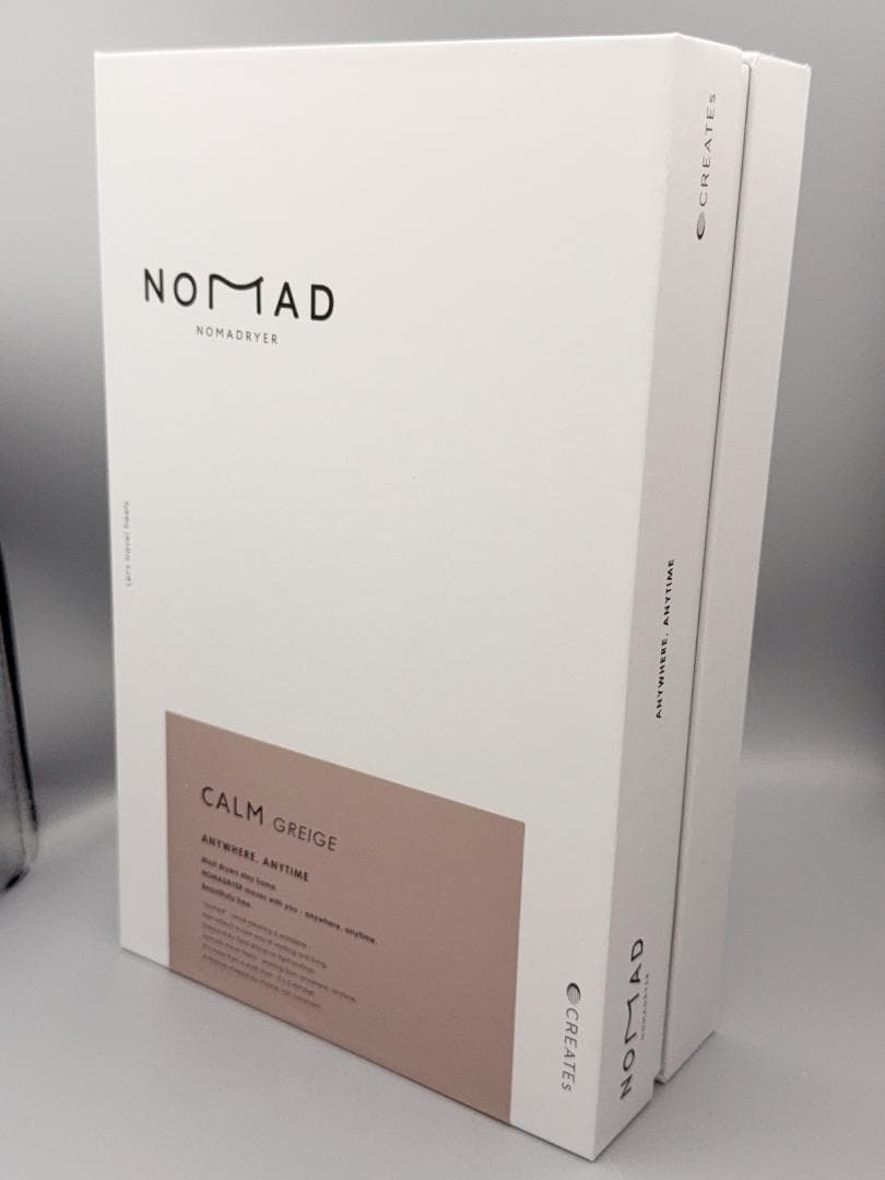 クレイツ ノマドライヤー カームグレージュ 温度・風量設定3段階 静音設計