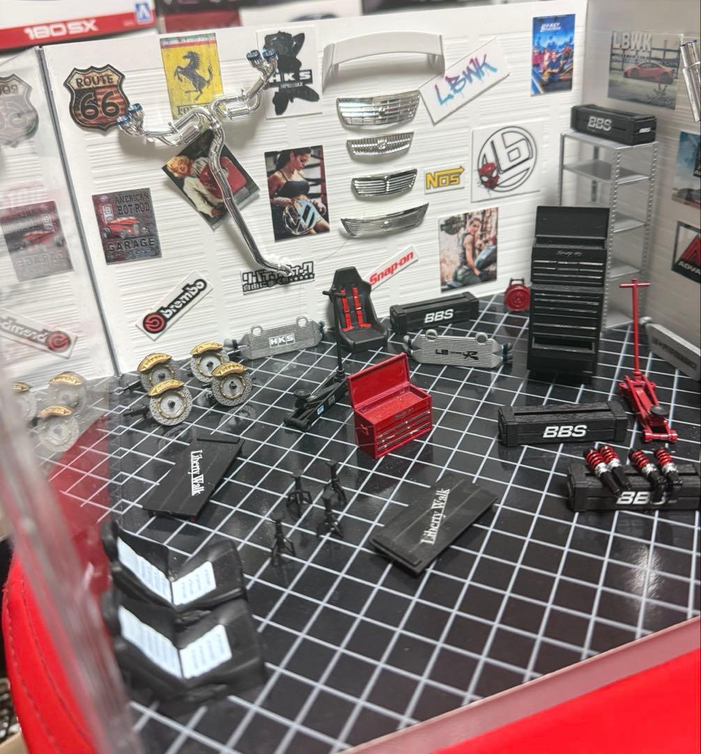 アオシマ/フジミ 1/24 ガレージ ジオラマ