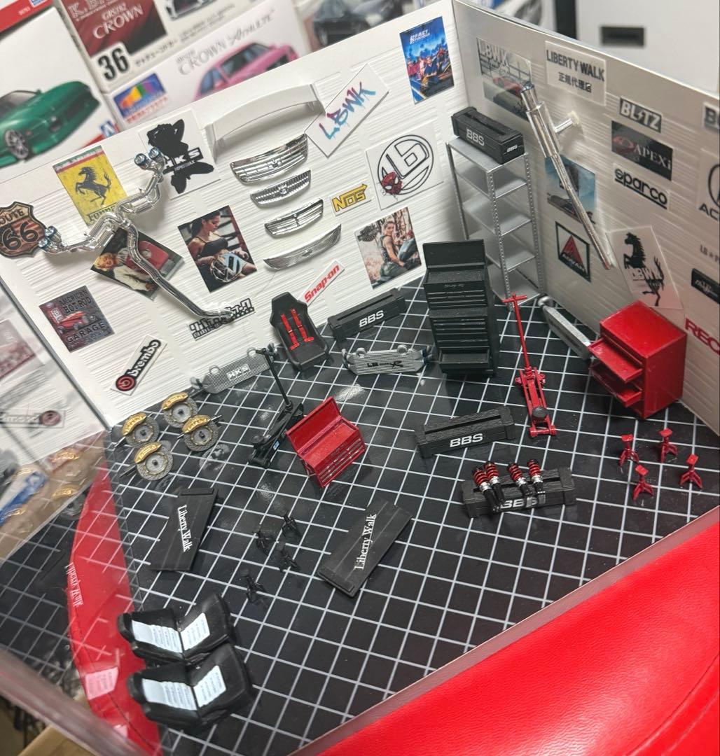 アオシマ/フジミ 1/24 ガレージ ジオラマ