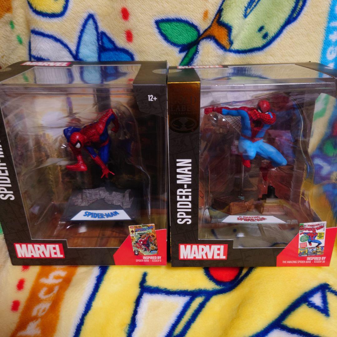 マーベル・コミック 1/10スケール シーン・フィギュア スパイダーマン　2体
