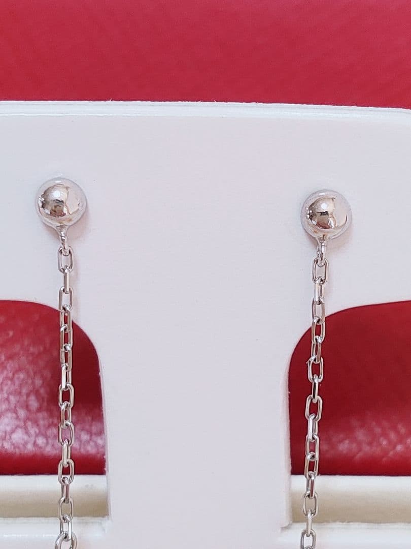 新作 未使用品 pt900 大粒 天然シトリン ロング ピアス