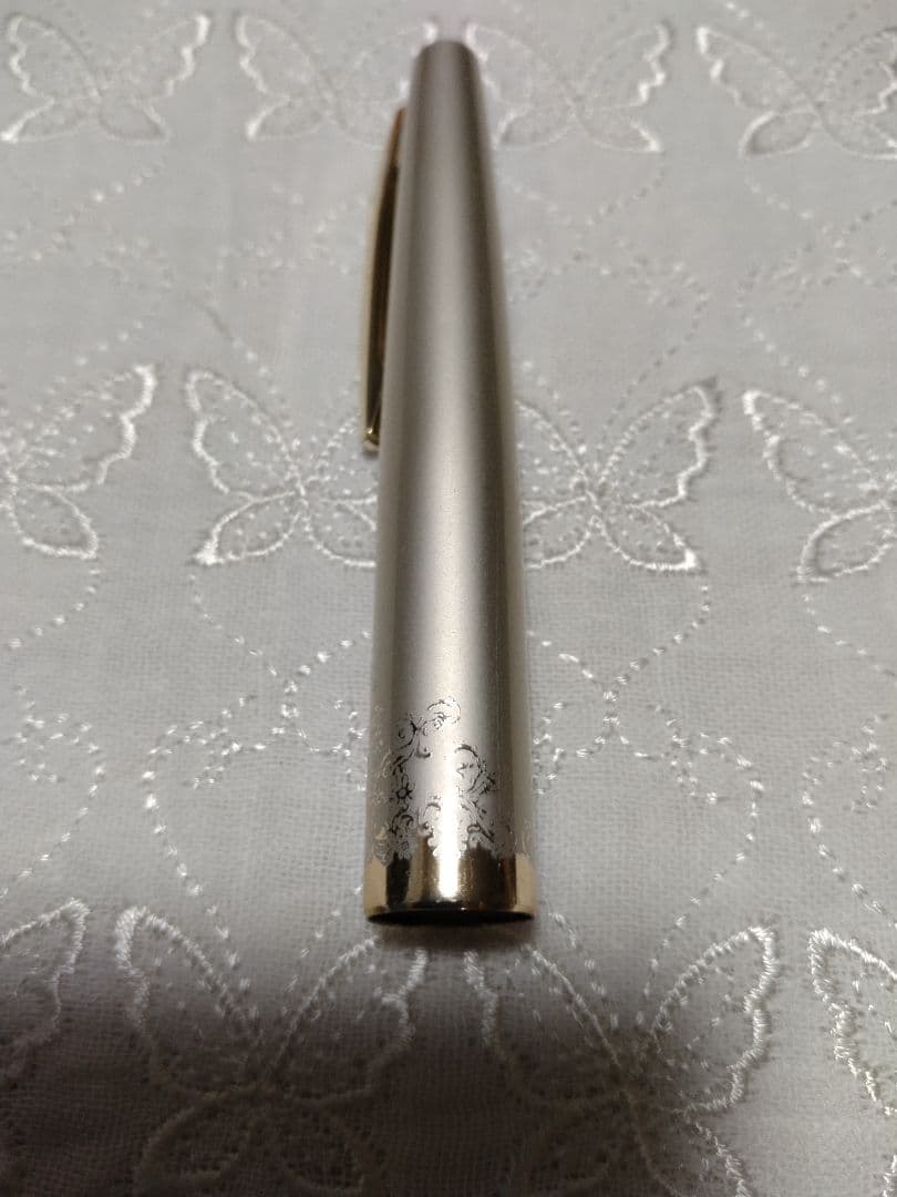 ヴィンテージ ペン先21K セーラー万年筆 シルバー・ピンク