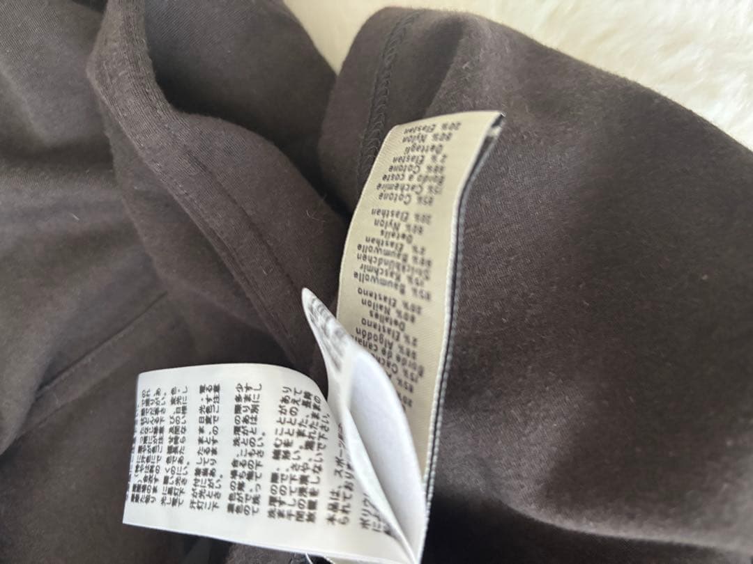 本物　エルメス　Tシャツ　ブラウン/茶色