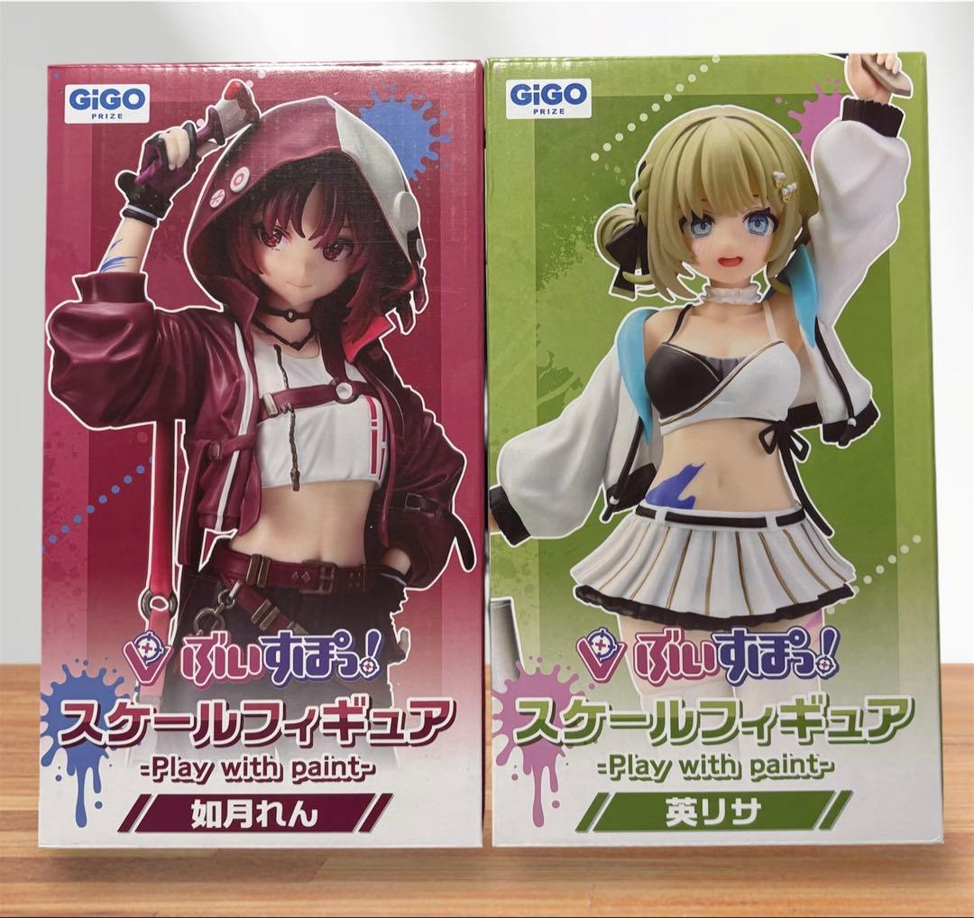 GIGO限定　ぶいすぽっ！スケールフィギュア　如月れん/英リサ　各1点