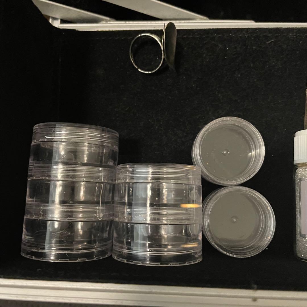 ラメ ボディジュエリー ネイル アート