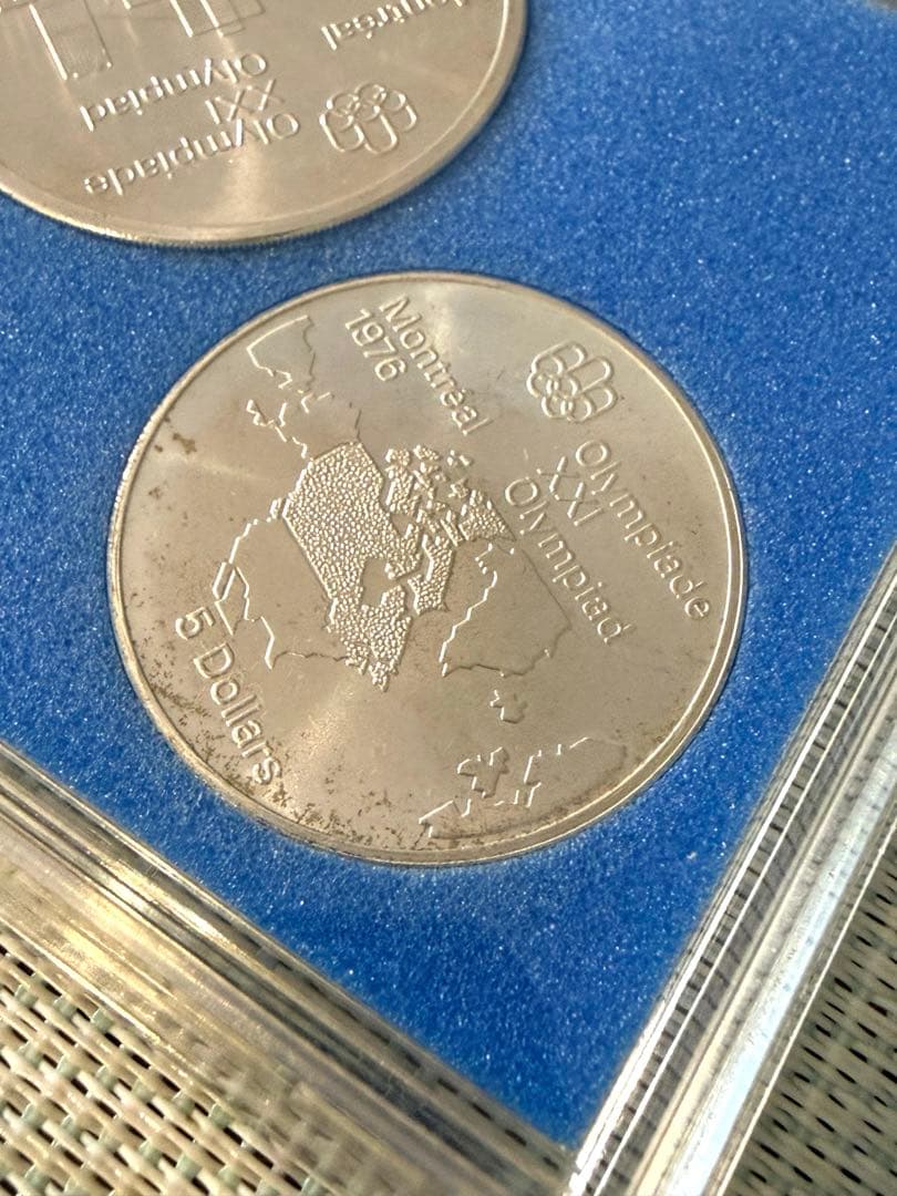 モントリオールオリンピック 記念銀貨 記念