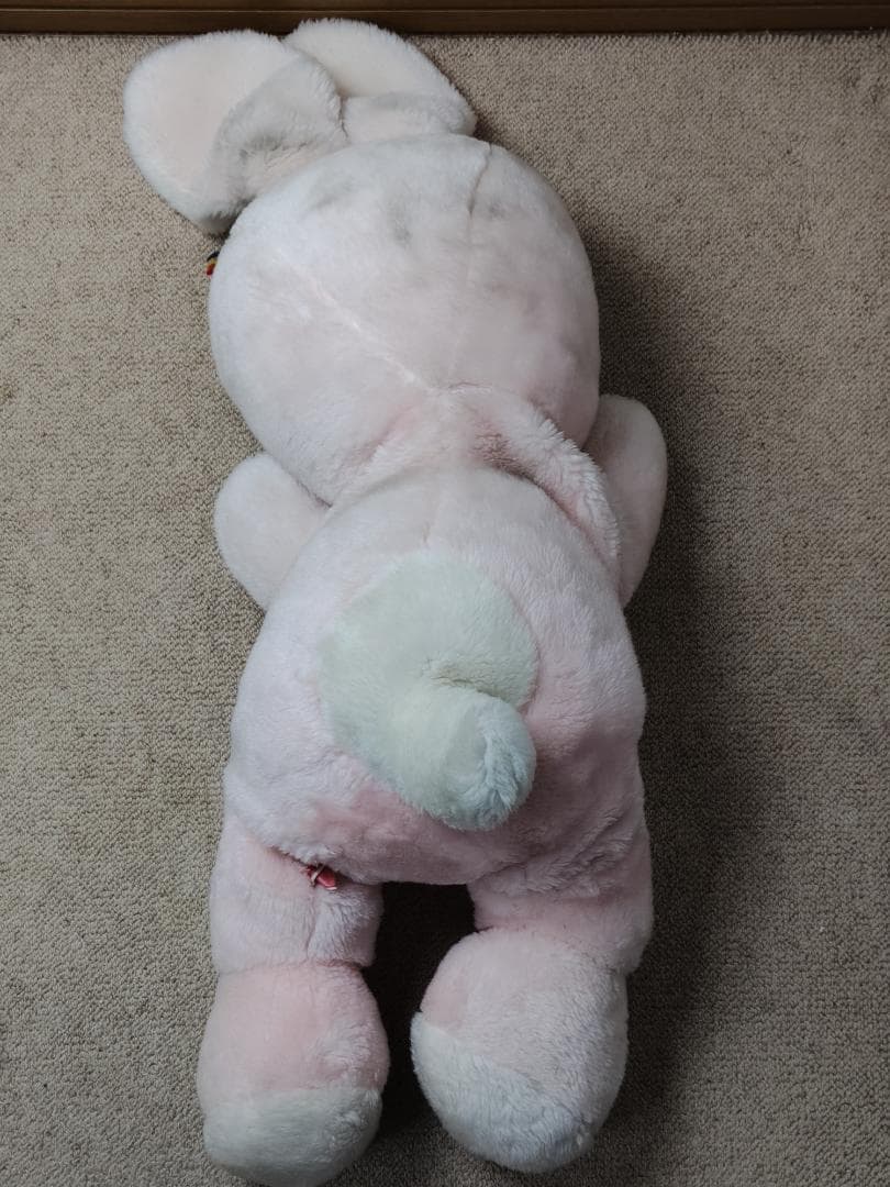 【当時物】 三英 うさぎ 大型ぬいぐるみ エクスラン SAN-EI サンエイ