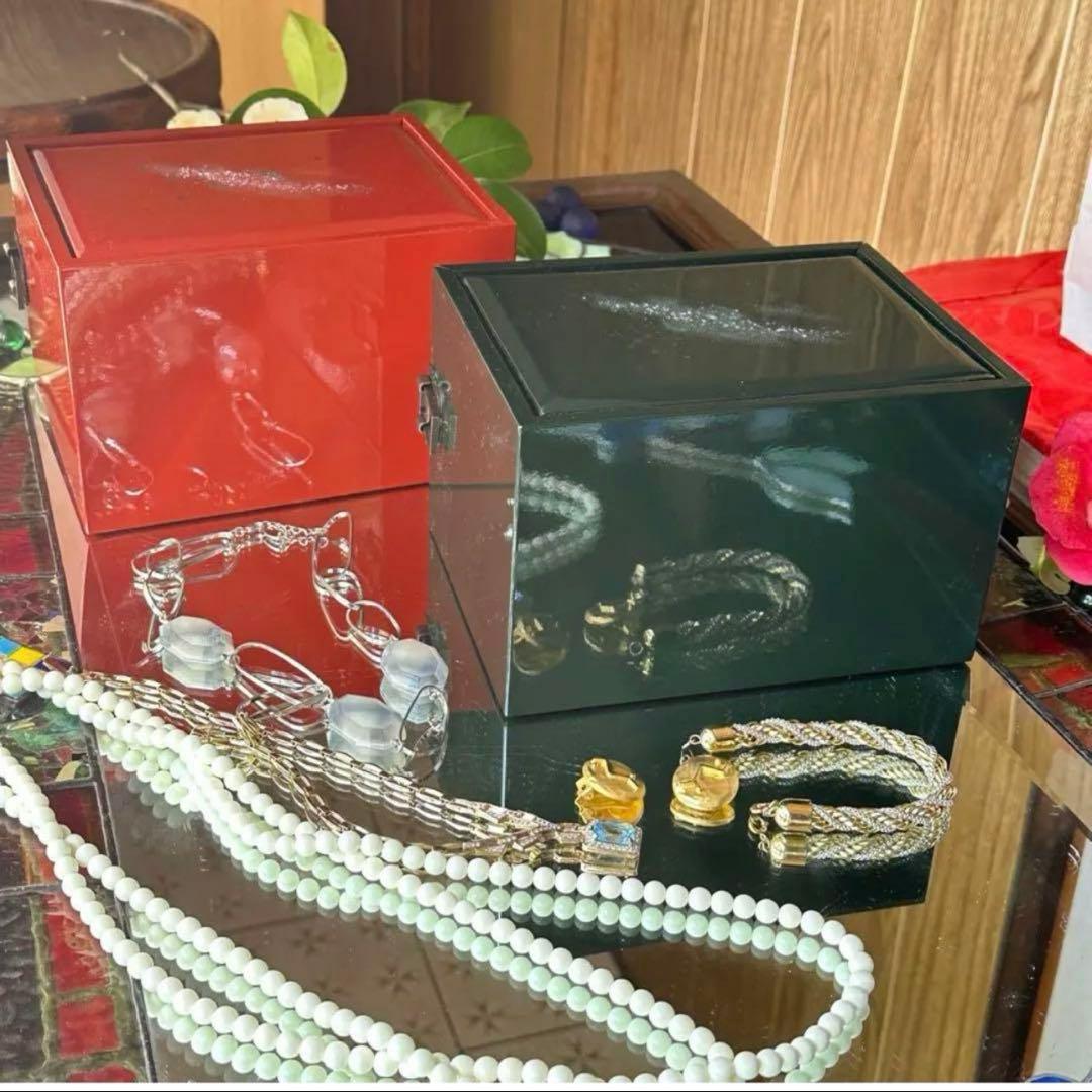 2191様感謝‼️ラストJAPAN輪島螺鈿蒔絵宝石箱「銀河-翠みどり」1点　愛蔵品