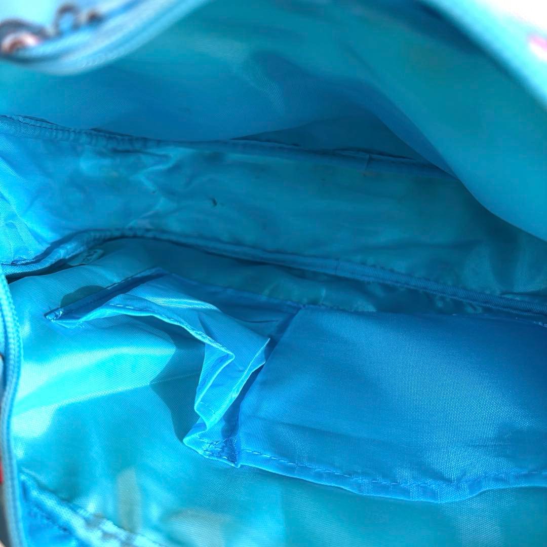 【中古】ANGEL BLUEの水色ショルダーバッグ