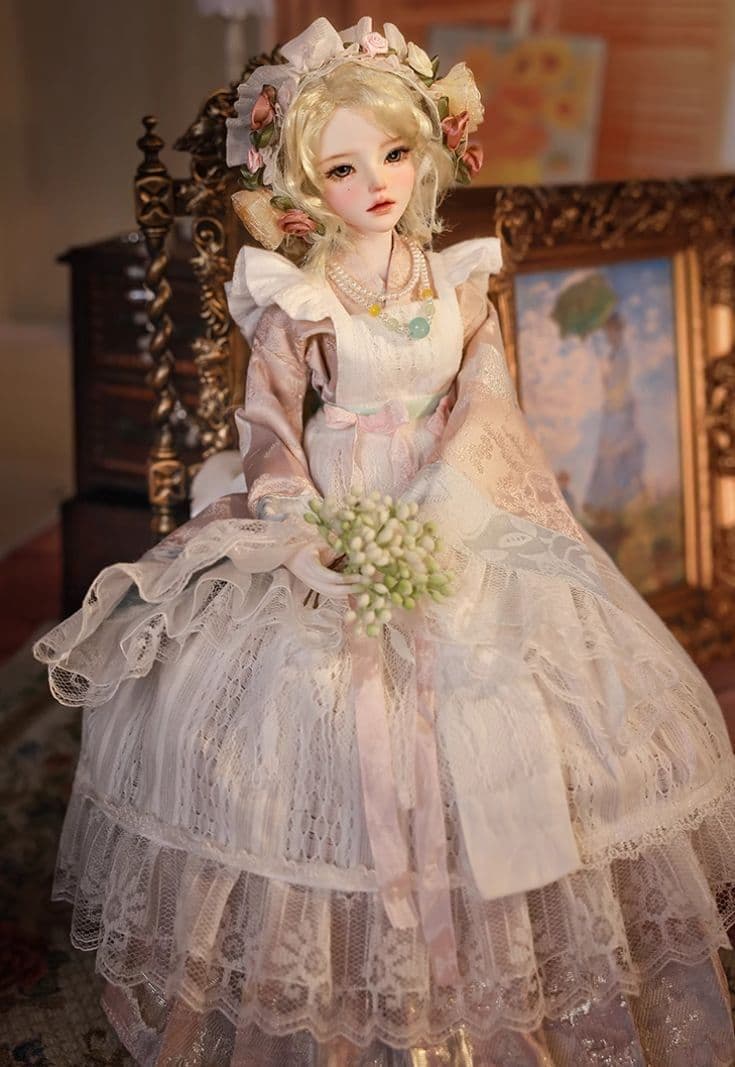 AX114 BJD 1/4 ドール本体 Dendro 球体関節人形 ハンドメイド