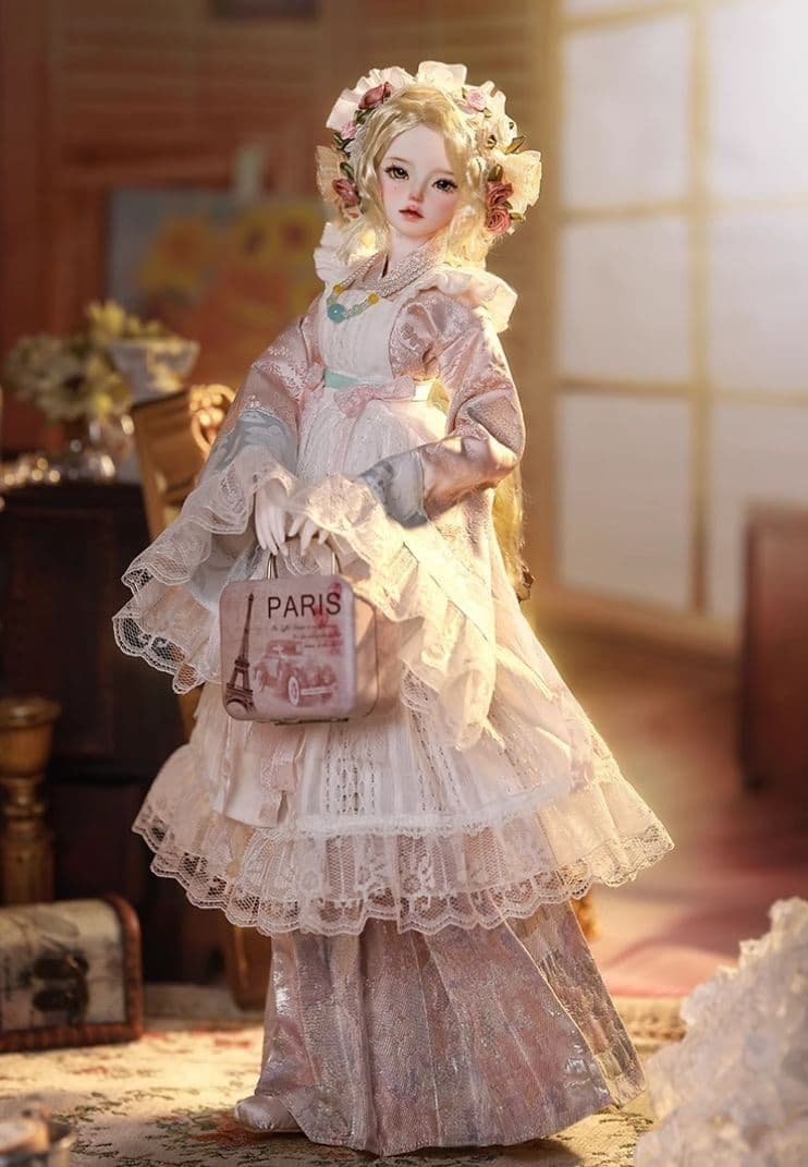 AX114 BJD 1/4 ドール本体 Dendro 球体関節人形 ハンドメイド