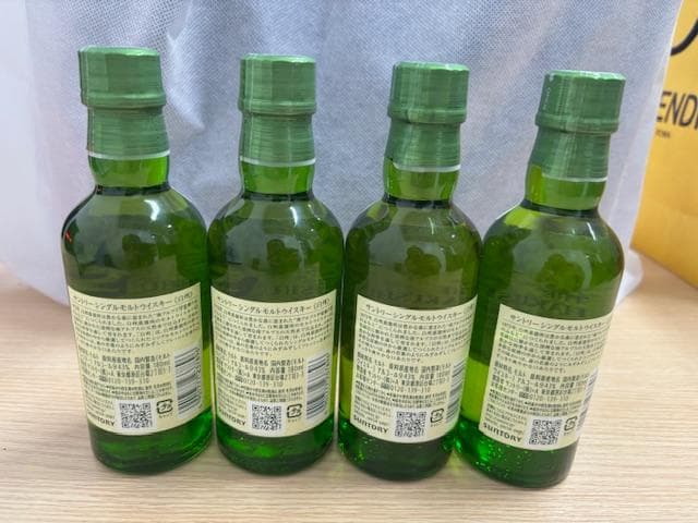 サントリーウイスキー　白州　ミニボトル180ml　4本セット