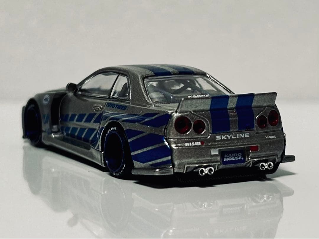 shariff1/64街道ハウスR34＆NSX & M3カスタム3台セット