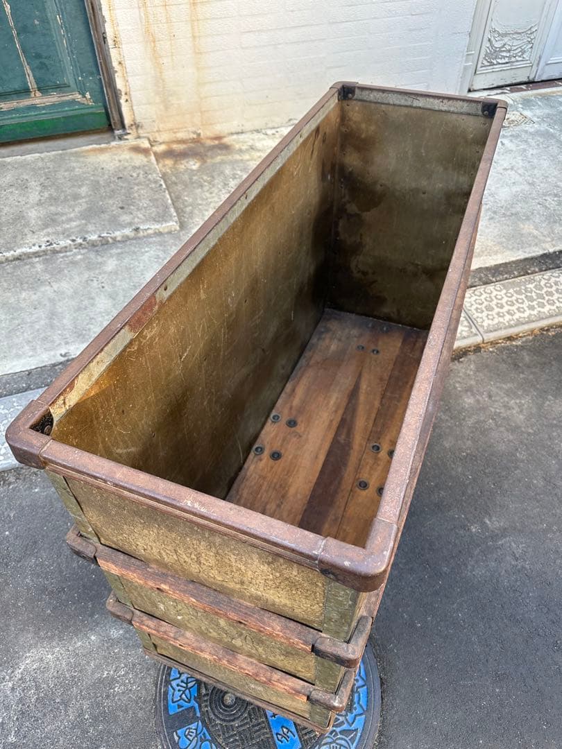 アンティーク台車　キャスター付き　レトロ
