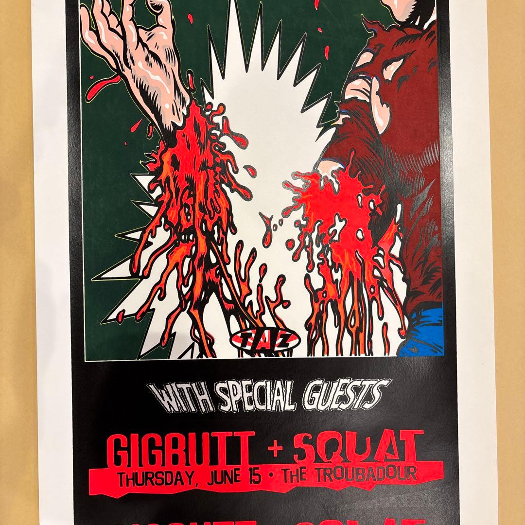 TAZ NOFX シルクスクリーンポスター　AKIRA