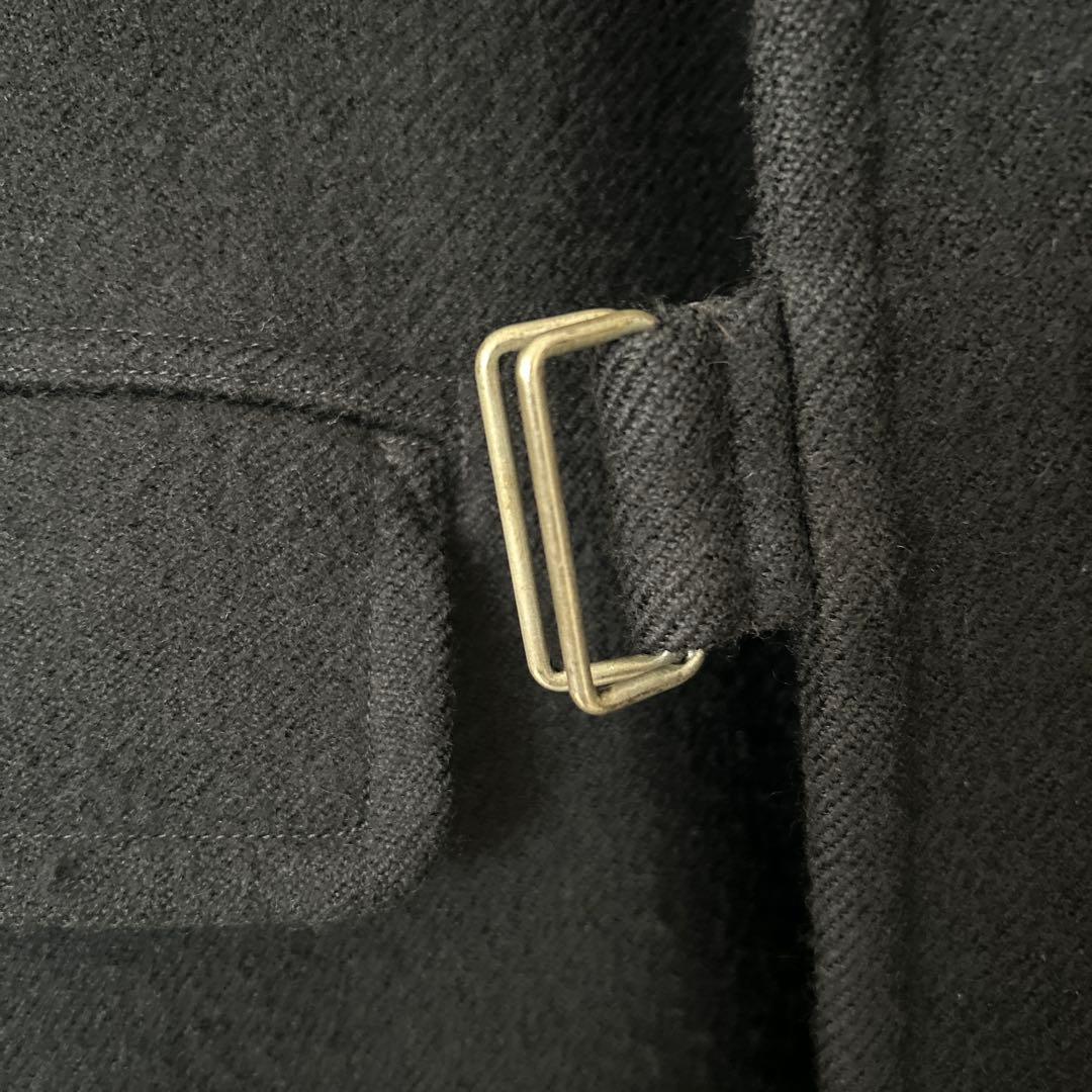 COMOLI 18AWウールショールカラーコートSIZE1