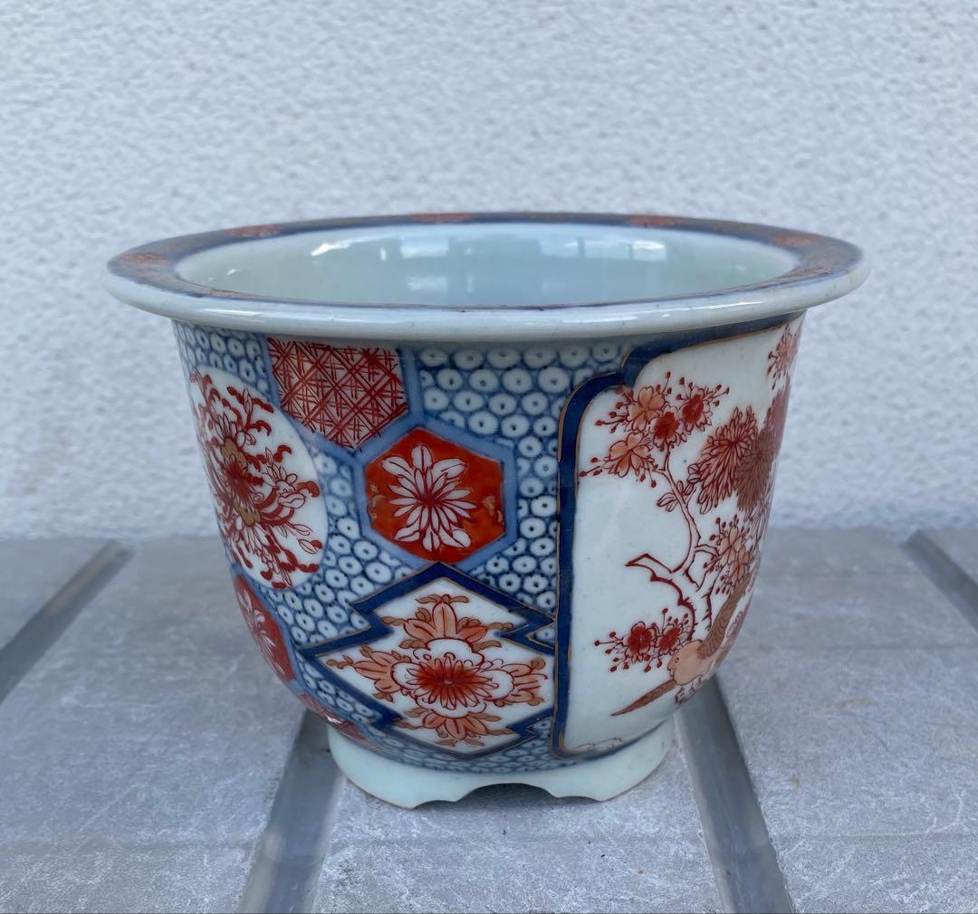 伊万里 丸形 盆栽鉢 植木鉢