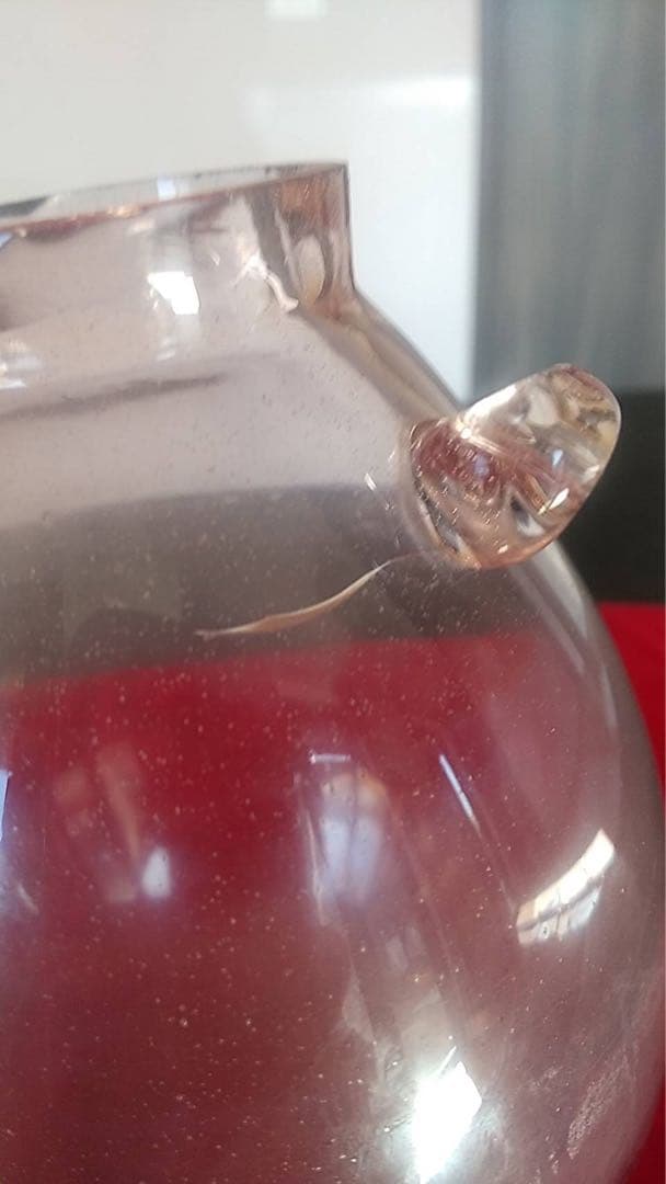 チロリ　酒器　古道具　アンティーク　水注　ちろり　和ガラス　花器　ギャマン